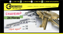 Desktop Screenshot of ciadaschaves.com.br